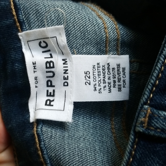 For the Republic Denim Embellished Designer Jeans - Picture 6 of 13